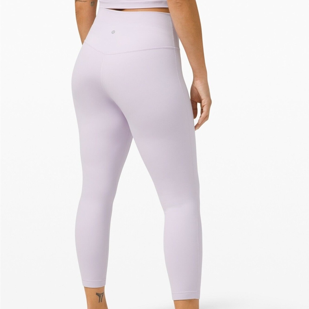 LULULEMON ALIGN PANTS IN PALE PURPLE SIZE 10